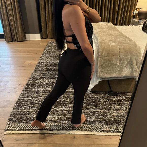 Zara sequin vest jumpsuit - Picture 5 of 13